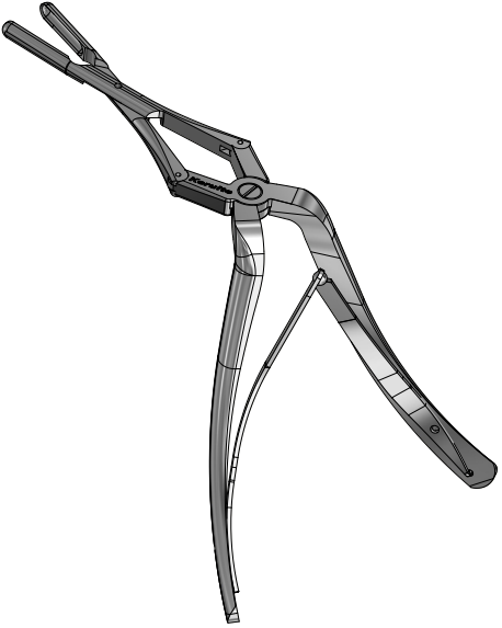 鼻中隔咬骨钳 Nasal septum vise